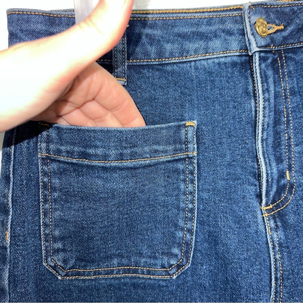 Michael Kors High Rise Straight Leg Jeans Medium Wash Women’s Size 8 - Picture 4 of 14